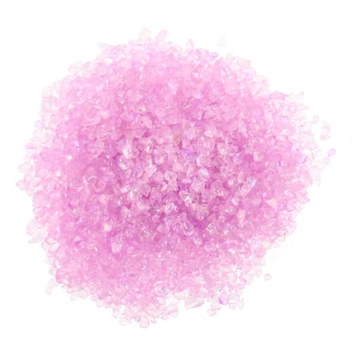 Housoutil 1 Nagel Glas Kies Nagelkunstaufkleber Gelnagellack Edelsteine Dekorationen Blühen Bausatz Nagel -gel -politur Streifen Süßigkeiten Funkeln Fälschung Handwerk Glitzer Lavender von Housoutil
