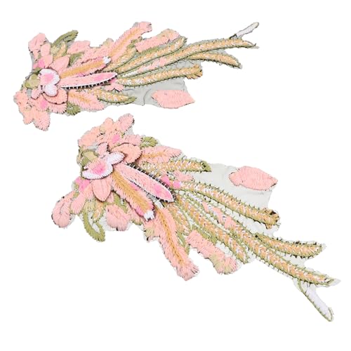 Housoutil 1 Paar Engel Flügel Diy Patches Handgestickte Aufnäher für Kleidung Vielseitig Einsetzbar für Bastelprojekte und Dekoration von Housoutil