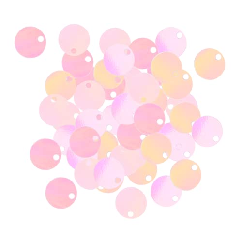 Housoutil 1 Packung Runde Pailletten für Diy Bastelprojekte Schillernde Lose Sequins für Kleidung und Handwerk für Designs und Verschönerungen von Housoutil