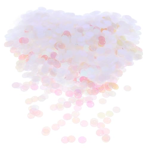 Housoutil 1 Paillettendekorationszubehör Paillettenzubehör Pailletten-pailletten Runde Pailletten Dekorative Pailletten Handwerk Pailletten Große Pailletten Zum Basteln Transparent Pvc von Housoutil