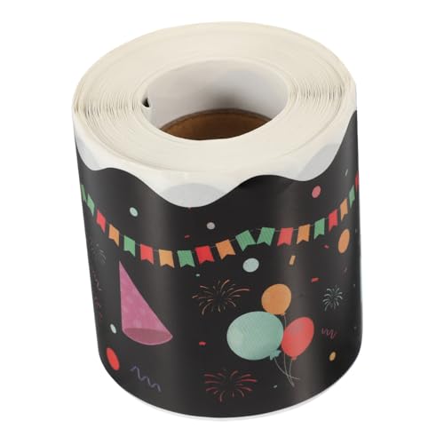 Housoutil 1 Rolle Ballonaufkleber Vinyl Aufkleber Für Klassenzimmer Papier Pinnwand Ränder Papier Selbstklebende Ränder Aufkleber Pinnwand Dekorationen Wanddekoration Schwarz Housoutil 1 Rolle Ballonaufkleber Vinyl Aufkleber Für Klassenzimmer Papier Pinnwand Ränder Papier Selbstklebende Ränder Aufkleber Pinnwand Dekorationen Wanddekoration Schwarz von Housoutil