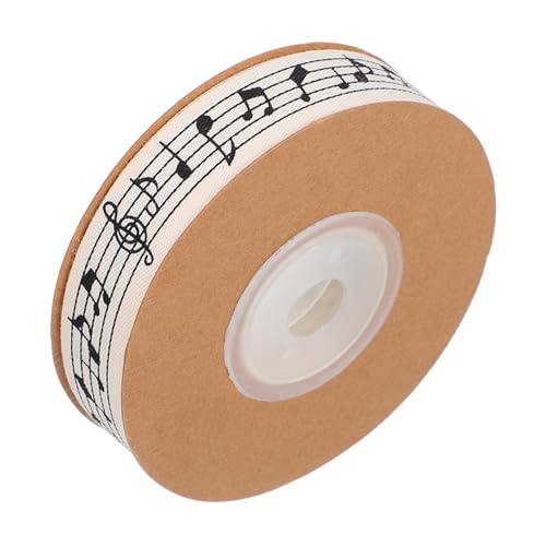 Housoutil 1 Rolle Baumwollband mit Musikmotiv Langes Bedrucktes Schleifenband für Partyverpackungen Blumenwickeln und DIY Projekte Wiederverwendbar Langlebig und Einfach Zuzuschneiden Housoutil 1 Rolle Baumwollband mit Musikmotiv Langes Bedrucktes Schleifenband für Partyverpackungen Blumenwickeln und DIY Projekte Wiederverwendbar Langlebig und Einfach Zuzuschneiden von Housoutil