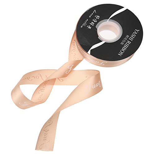Housoutil 1 Rolle Briefband poly rosafarbenes Geschenkband Schleife Band zum Basteln für Hochzeitsfeier Bänder für Handwerk dekoratives Verpackungsband geschenkband Wickelband Khaki von Housoutil