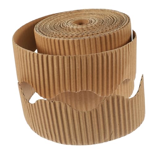 Housoutil 1 Rolle Dekoration aus Wellpappe Feld Papier Gefühlt Tür Ecke bürodeko büro dekoration office decoration wandornament wanddeko überbackene Pinnwandränder Bulletin-Zubehör Karton von Housoutil
