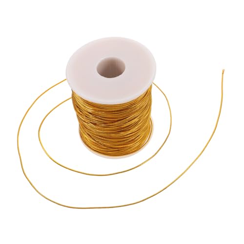 Housoutil 1 Rolle Elastisches Seil Schmuckzubehör Armband Schnur elastische Schnur Dehnungsschnur elastischer Faden elastische Armbandschnur Latex Golden Housoutil 1 Rolle Elastisches Seil Schmuckzubehör Armband Schnur elastische Schnur Dehnungsschnur elastischer Faden elastische Armbandschnur Latex Golden von Housoutil