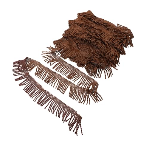 Housoutil 1 Rolle Fransen Fransen Spitze vorhang gardinen dekoring home decor hochzeitslaken Quastenverkleidung Pailletten dekorativer Quastenbesatz zarte Fransenborte Polyestergarn Coffee Housoutil 1 Rolle Fransen Fransen Spitze vorhang gardinen dekoring home decor hochzeitslaken Quastenverkleidung Pailletten dekorativer Quastenbesatz zarte Fransenborte Polyestergarn Coffee von Housoutil