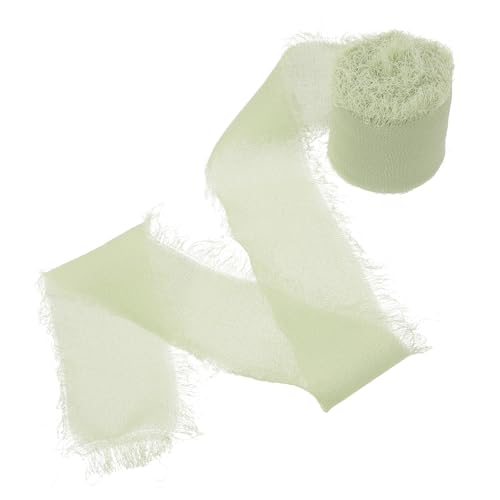 Housoutil 1 Rolle Fransenband Seidenähnlichem Material Breit für Diy Blumenverpackungen Hochzeitsdekoration Bastelprojekte und Geschenkverpackungen Matcha Grün Housoutil 1 Rolle Fransenband Seidenähnlichem Material Breit für Diy Blumenverpackungen Hochzeitsdekoration Bastelprojekte und Geschenkverpackungen Matcha Grün von Housoutil
