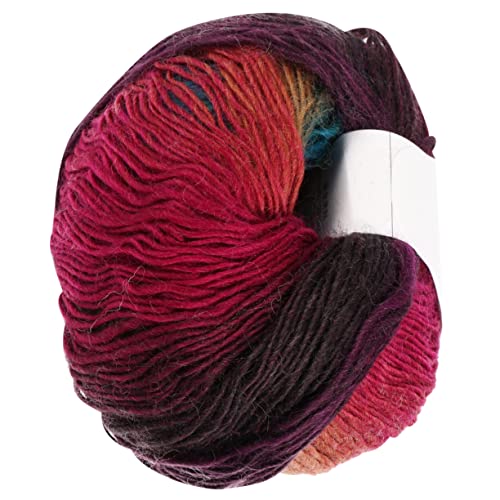 Housoutil 1 Rolle Gehäkelte Schallinie Strickgarn Buntes Garn Aus Baumwolle Gefärbtes Häkelgarn von Housoutil