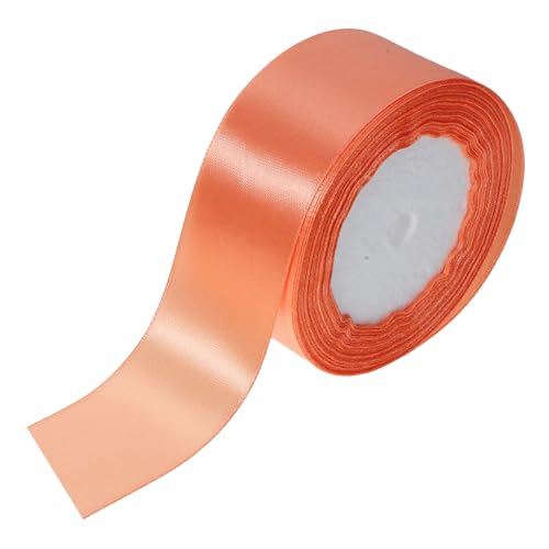 Housoutil 1 Rolle Geschenkband Champagnerfarbenes Satinband für Hochzeiten Bastelarbeiten und Partydekoration Vielseitiges Dekorationsband für und Persönliche Projekte von Housoutil