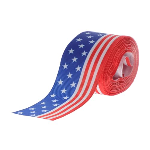 Housoutil 1 Rolle Geschenkband Gold Verpackung Weißes Band Festivalband Dekoration Burgund Sackleinenband Band Zum Unabhängigkeitstag Wickeln Blumenband Grün Seide Polyester von Housoutil