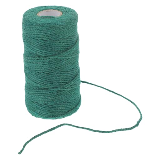 Housoutil 1 Rolle Geschenkverpackungsschnur Juteseil braune Schnur natürliche Juteschnur weihnachtsdeko dekoration weihnachten Hessisches Seil Jutegarn für Bastelarbeiten betäuben Green Housoutil 1 Rolle Geschenkverpackungsschnur Juteseil braune Schnur natürliche Juteschnur weihnachtsdeko dekoration weihnachten Hessisches Seil Jutegarn für Bastelarbeiten betäuben Green von Housoutil
