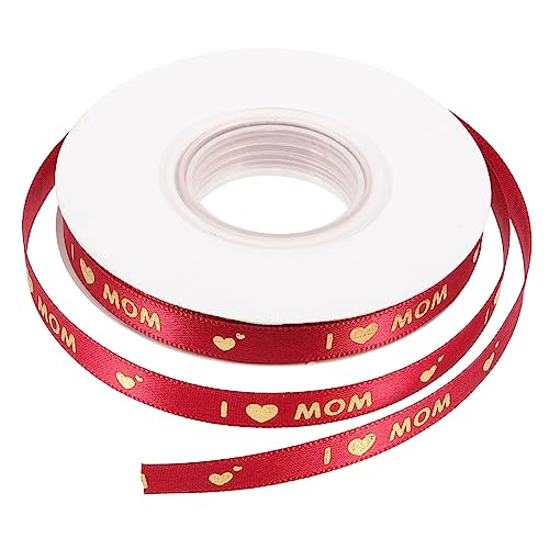 Housoutil 1 Rolle Goldenes Band wickeln Party erste Dekoratives Band für Geschenkverpackungen Schleifenband für DIY-Dekorationen Geschenkband Verpackungsband Banddekor Polyester von Housoutil