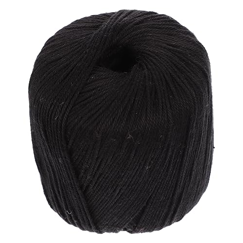 Housoutil 1 Rolle Häkierte Garnkugel Baumwolle merzerisiertes Baumwollgarn Garn zum Häkeln Faden Strickgarn weich Garn zum Basteln Häkelgarn für den Haushalt die Seide Black Housoutil 1 Rolle Häkierte Garnkugel Baumwolle merzerisiertes Baumwollgarn Garn zum Häkeln Faden Strickgarn weich Garn zum Basteln Häkelgarn für den Haushalt die Seide Black von Housoutil