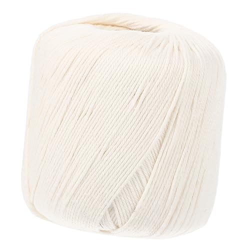 Housoutil 1 Rolle Häkierte Garnkugel Stricken Garn zum Häkeln Baumwolle Fäden austauschbares Strickgarn weiches Häkelgarn Anfängergarn Häkelgarn für den Haushalt Weiß Housoutil 1 Rolle Häkierte Garnkugel Stricken Garn zum Häkeln Baumwolle Fäden austauschbares Strickgarn weiches Häkelgarn Anfängergarn Häkelgarn für den Haushalt Weiß von Housoutil