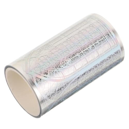 Housoutil 1 Rolle Laserdekorative Aufkleber ästhetische Aufkleber Scrapbook-Klebeband dekorativ scrapbooking sticker scrapbook stickers Sammelalbum Zeitschriftenzubehör DIY-Planer-Aufkleber von Housoutil