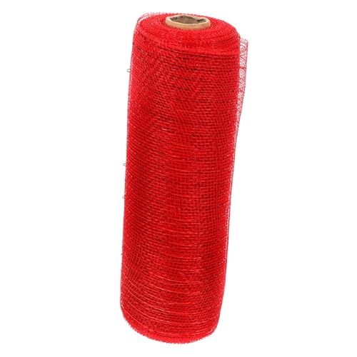 Housoutil 1 Rolle Mesh-Band Blumenwickband für wickeln Blau Weiß Hochzeitsdeko wedding decoration party sachen dekobänder present boxes Plastikbänder rotes Netzband Blumenwickelbänder pp von Housoutil