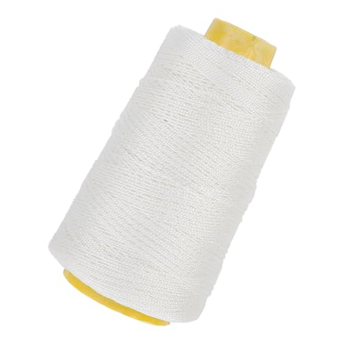 Housoutil 1 Rolle Nylonnähenfaden Tragbares Stickgarn Faden Zum Nähen Nylonfaden, Strickfaden Nähfäden Für Nähmaschinen Nähenvorräte Reparaturfaden Nähbedarf Und Zubehör Nähgarn Weiß von Housoutil