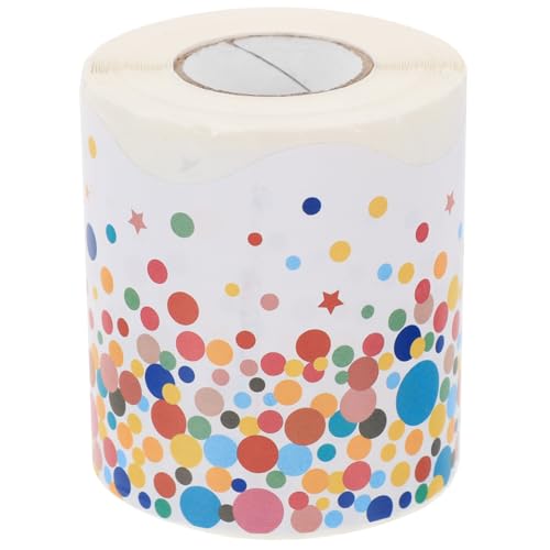 Housoutil 1 Rolle Pinnwand-aufkleber Dekoration Wandtattoo Planke Wandaufkleber Etiketten Aufkleber Klassenzimmer Grenze Dekorativ Groß Tafel Für Bretter Kupferplattenaufkleber Weiß von Housoutil