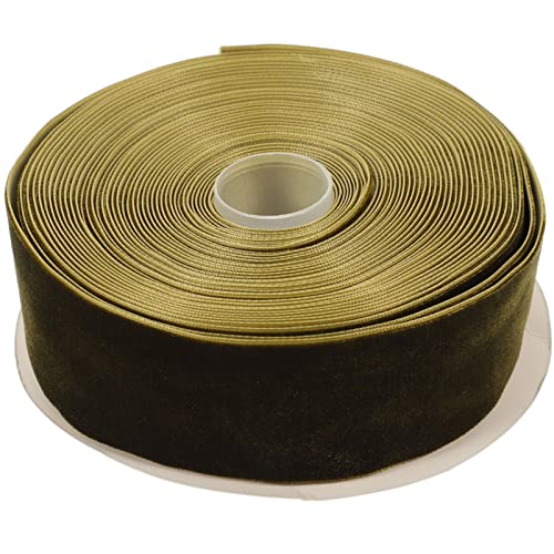 Housoutil 1 Rolle Samtband Dekoratives Dickes Samtband Verpacken Kräuselband Weihnachtsband Sackleinen Klein Für Hochzeit Fransenband Mit Draht Bänder Nylon Dunkelgrün von Housoutil