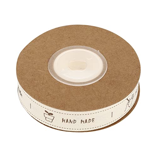 Housoutil 1 Rolle Schleife seidenband ribbon schienbeinschoner tape farbband Geschenkbänder ein Verpackungsband Bogen Band zum Verpacken von Geschenken Geschenkverpackungsband Baumwolle Weiß von Housoutil