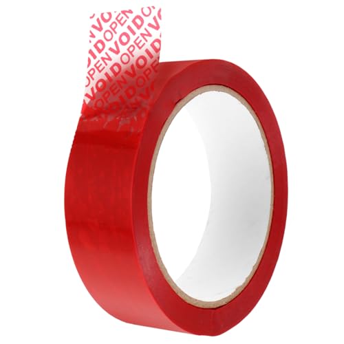 Housoutil 1 Rolle Sicherheitsband Proofband Offensichtliches Klebeband Klebebandmaskierung Streifen Warnband Farbig Doppelseitiges Klebeband Manipulationsband Band Schwere Das Haustier Rot Housoutil 1 Rolle Sicherheitsband Proofband Offensichtliches Klebeband Klebebandmaskierung Streifen Warnband Farbig Doppelseitiges Klebeband Manipulationsband Band Schwere Das Haustier Rot von Housoutil