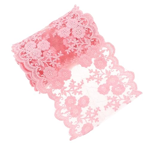 Housoutil Spitzenbesatz für Kleidung Handgefertigtes Spitzenband 2 Meter Elegantes Design Zarter Nähstoff für Selbstgemacht Bastelprojekte von Housoutil