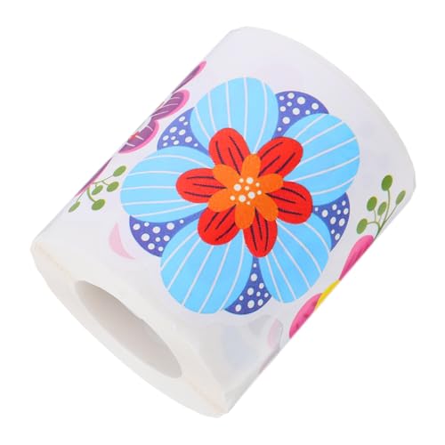 Housoutil 1 Rolle Tafelaufkleber floraler Tafelrand Blumen Grenze Tafelränder im Klassenzimmer Pastell Grenzaufkleber Festival-Accessoires Kupferplattenaufkleber Colorful von Housoutil