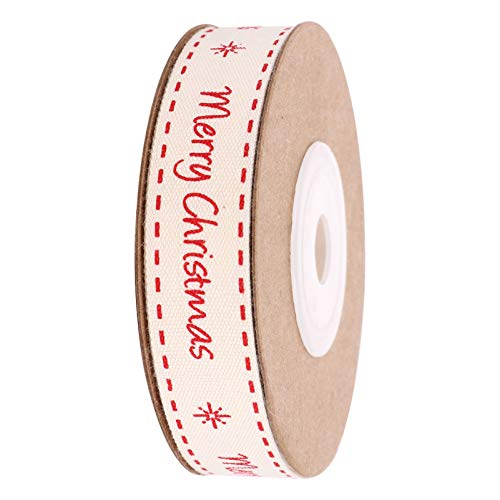 Housoutil 1 Rolle Weihnachtsband Mit Aufdruck Für Themen Weihnachtsbänder Stoff Weihnachts Simulationsband Weihnachts Bastelband Fröhliche Dekorationen Rotes Weihnachtsband Dickes Housoutil 1 Rolle Weihnachtsband Mit Aufdruck Für Themen Weihnachtsbänder Stoff Weihnachts Simulationsband Weihnachts Bastelband Fröhliche Dekorationen Rotes Weihnachtsband Dickes von Housoutil
