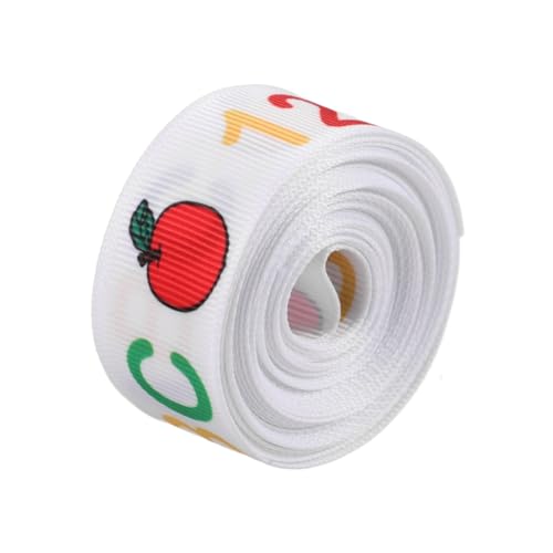 Housoutil 1 Rolle geripptes Band Schleife Satinband Bänder zum Verpacken farbig wickeln Geschenkband Geschenkbänder exquisites kariertes Band Wickelband Polyester von Housoutil
