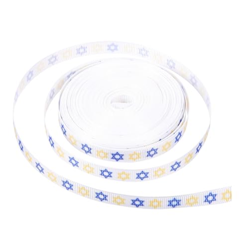 Housoutil 1 Rollenbox Weihnachtsband Schleife dickes Band Glitzerband Bänder für Handwerk seidenband ribbon Jüdisches Festband hochzeitdeko toys Geschenkbänder Geschenkbandverzierung Stoff von Housoutil