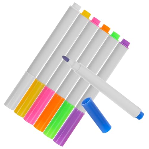 Housoutil 1 Satz Abwischbare Marker Pens Für Whiteboards Zeichenstifte Mit Magnet Wiederverwendbar Für Kreative Projekte Praktischem Beutel 7 Stück von Housoutil