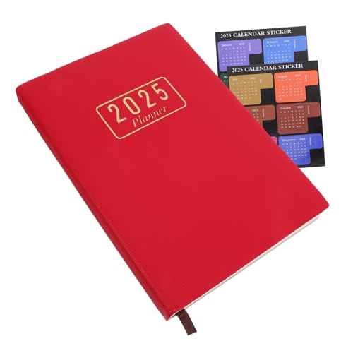 Housoutil 1 Satz Agenda-Buch Tagesplaner-Notizbuch Notizblock Planungsbuch Kalender Zeitplan Büro multifunktionaler akademischer Planer Tägliches Journal Wiederverwendbarer Planer Papier rot Housoutil 1 Satz Agenda-Buch Tagesplaner-Notizbuch Notizblock Planungsbuch Kalender Zeitplan Büro multifunktionaler akademischer Planer Tägliches Journal Wiederverwendbarer Planer Papier rot von Housoutil