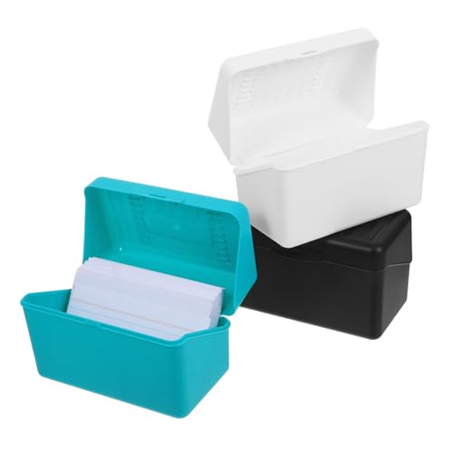 Housoutil 1 Satz Aufbewahrungsbox für Notizen Beachten Sie Vorräte Karteikartenteiler Lernkarten leer leere Karteikarten kleiner Notizblock Beachten Sie Pads leere Notizkarten Papier von Housoutil