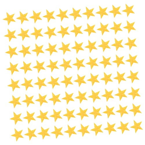 Housoutil 1 Satz Aufbügel Patches Fünf Punkte Stern Applikationen Für Kleidung Dekoration Und Reparatur Von Textilien Für Diy Projekte Und Handwerkskunst 80 Stück von Housoutil