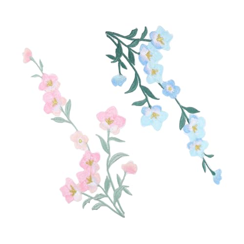 Housoutil 1 Satz Bestickte Patches Für Diy Kreative Blumen Aufnäher Für Kleidung Aufbügelbare Aufnähen Für Taschen Hüte Und Schuhe 2 Stück Housoutil 1 Satz Bestickte Patches Für Diy Kreative Blumen Aufnäher Für Kleidung Aufbügelbare Aufnähen Für Taschen Hüte Und Schuhe 2 Stück von Housoutil