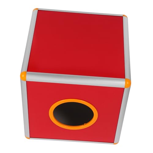 Housoutil 1 Satz -Box Vorschlagsboxen Tombola-Körbe Kästen für Tombola-Tickets Spendenboxen für Geld Spendenboxen für Fundraising Tombola-Korb Tombola-Eimer Aluminiumlegierung rot von Housoutil