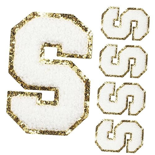 Housoutil 1 Satz Buchstabenförmige Stickapplikationen Für Kleidung Multifunktionale Reparatur Und Dekorationspatches Für Jacken Shirts Taschen Und Mehr 5 Stück Housoutil 1 Satz Buchstabenförmige Stickapplikationen Für Kleidung Multifunktionale Reparatur Und Dekorationspatches Für Jacken Shirts Taschen Und Mehr 5 Stück von Housoutil