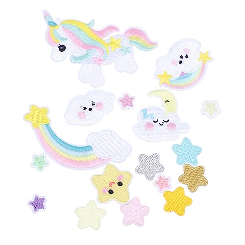 Housoutil 1 Satz Bunte Einhorn Stickerei Patches Kleidung Aufnäher für Diy Nähprojekte für Shirts Jacken und Mehr Housoutil 1 Satz Bunte Einhorn Stickerei Patches Kleidung Aufnäher für Diy Nähprojekte für Shirts Jacken und Mehr von Housoutil
