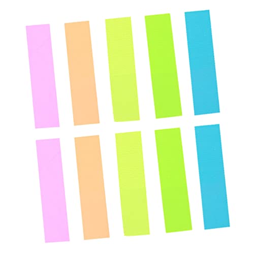 Housoutil 1 Satz Bunte Indexaufkleber Für Kalender Planung Und Organisation Im Büro Und Zuhause Fluoreszierende Notizzettel Für Einfache Klassifizierung Und Kreative Gestaltung 10 Stück von Housoutil