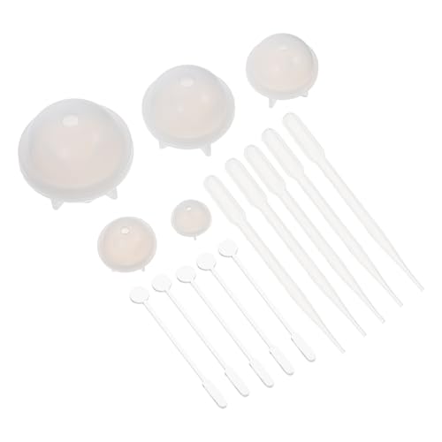 Housoutil 1 Satz DIY Kugel Form Set für Schmuckherstellung Cps Kristall Pendant Gießform Wiederverwendbare Silikonform für Kreative Bastelprojekte für Epoxidharz und Dekoration Einfach zu Housoutil 1 Satz DIY Kugel Form Set für Schmuckherstellung Cps Kristall Pendant Gießform Wiederverwendbare Silikonform für Kreative Bastelprojekte für Epoxidharz und Dekoration Einfach zu von Housoutil