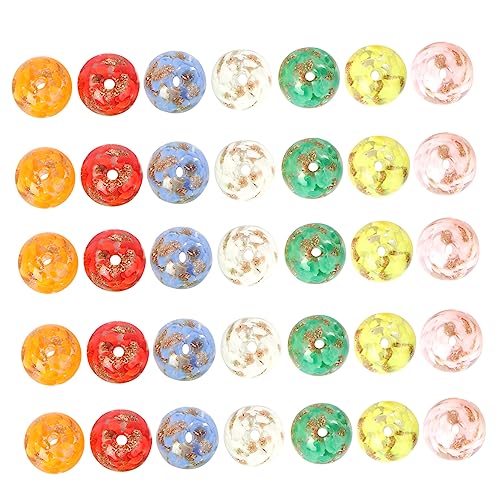 Housoutil 1 Satz Diy Glasperlen Mischfarben Handgemachte Spacer Beads Für Schmuckherstellung Und Bastelprojekte Für Kreative Designs 40 Stück Housoutil 1 Satz Diy Glasperlen Mischfarben Handgemachte Spacer Beads Für Schmuckherstellung Und Bastelprojekte Für Kreative Designs 40 Stück von Housoutil
