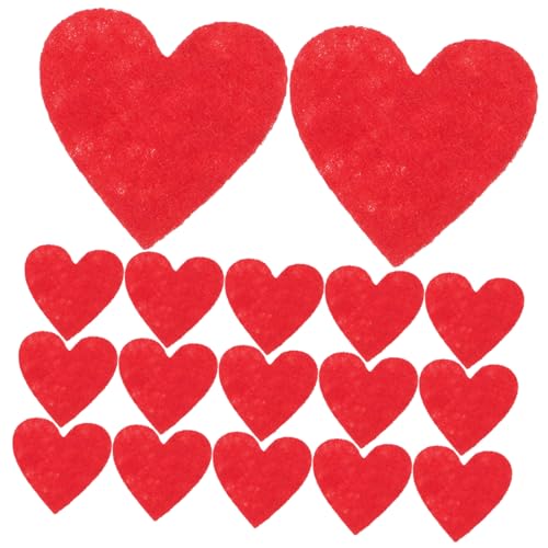 Housoutil 1 Satz Diy Herz Patch Filz Für Haaraccessoires Kleidung Bastelprojekte Langlebig Und Farbecht Dekoration Für Ideen 200 Stück Housoutil 1 Satz Diy Herz Patch Filz Für Haaraccessoires Kleidung Bastelprojekte Langlebig Und Farbecht Dekoration Für Ideen 200 Stück von Housoutil