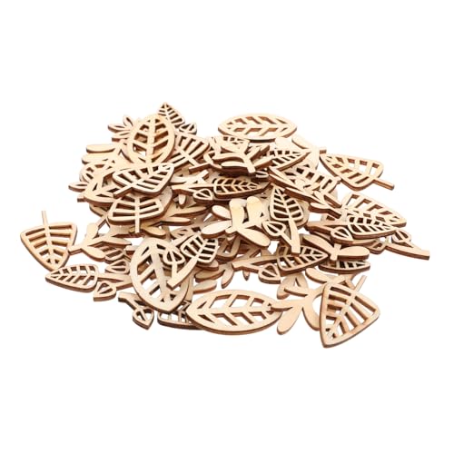 Housoutil 1 Satz Diy Holzscheiben Für Unbearbeitete Bastelchips Zum Holzfiguren Für Fantasie Und Schulprojekte 100 Stück von Housoutil