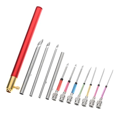 Housoutil 1 Satz Diy Punch Needle Set für Anfänger Komplettes Stickset mit Werkzeugen für Sticken und Basteln Scheren Nadel Einfädler und Lineal für Projekte und Housoutil 1 Satz Diy Punch Needle Set für Anfänger Komplettes Stickset mit Werkzeugen für Sticken und Basteln Scheren Nadel Einfädler und Lineal für Projekte und von Housoutil