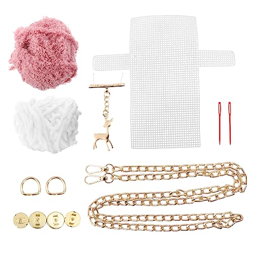 Housoutil 1 Satz Diy Schultertasche für Frauen Handarbeit Material für Kreative Geldbörsen für Anfänger und für an Freundinnen und Familie Housoutil 1 Satz Diy Schultertasche für Frauen Handarbeit Material für Kreative Geldbörsen für Anfänger und für an Freundinnen und Familie von Housoutil