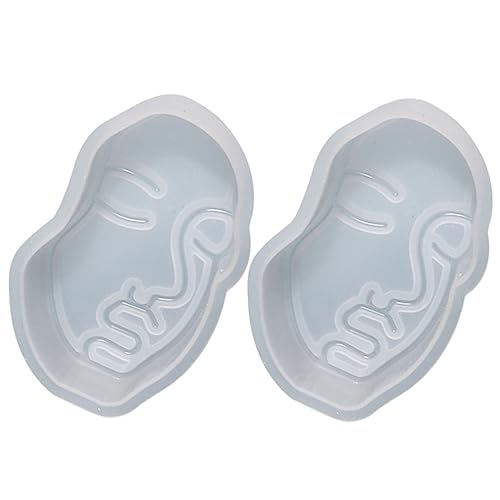 Housoutil 1 Satz Diy Silikon Seifenformen Mit Menschlichem Gesicht Design Gießformen Für Handgemachte Für Bastelprojekte Und 2 Stück Housoutil 1 Satz Diy Silikon Seifenformen Mit Menschlichem Gesicht Design Gießformen Für Handgemachte Für Bastelprojekte Und 2 Stück von Housoutil