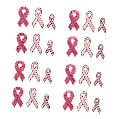 Housoutil 1 Satz Diy Teiliges Mit Rosa Schleifen Patches Für Kleidung Bestickte Aufnäher Zum Aufbügeln Für Gestaltung Von Kleidung Taschen Und Kostümen Einfach Anzuwenden Langlebig 18 Stück von Housoutil
