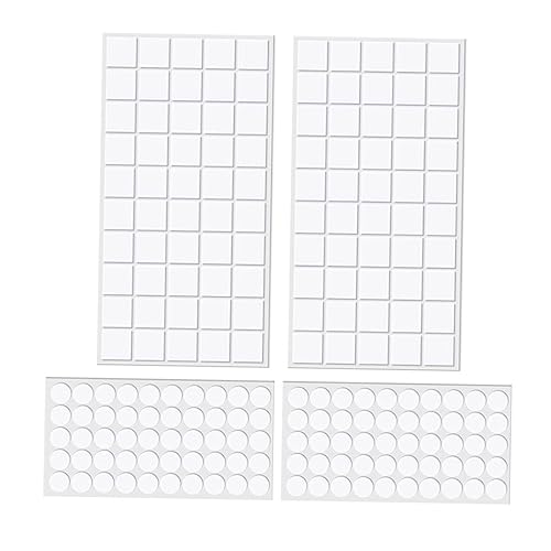 Housoutil 1 Satz Doppelseitige Klebepunkte Doppelseitiges Klebeband Verpackung Klebstoff Aufkleber Doppelseitiger Klebepunkt Doppelseitig Klebrig Polyester Transparent 200 Stück von Housoutil