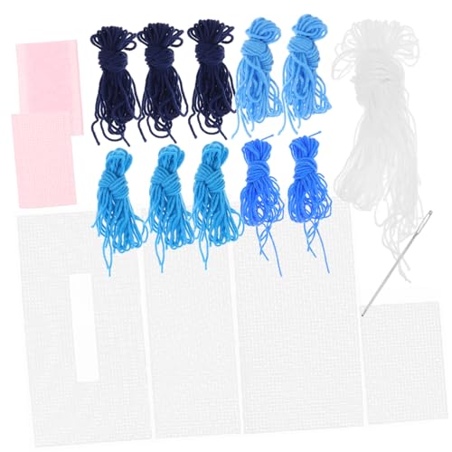 Housoutil 1 Satz Dreidimensionale Wollstickerei Stich Bausätze Kreuzen Dekoration Papiertuchspender Schachteln Mit Taschentüchern Vintage Tissue Inhaber Serviettenhalter Schlafzimmer Plastik von Housoutil