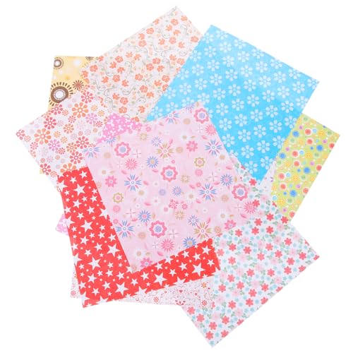 Housoutil 1 Satz Faltpapier Für Origami Papiere Pro Packung Für Diy Bastelprojekte Und Schulaktivitäten Zufällige Designs Fördert Kreativität Und Interaktion 72 Stück von Housoutil